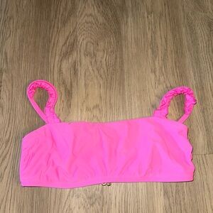 Gilly Hicks Neon Pink Bikini Top